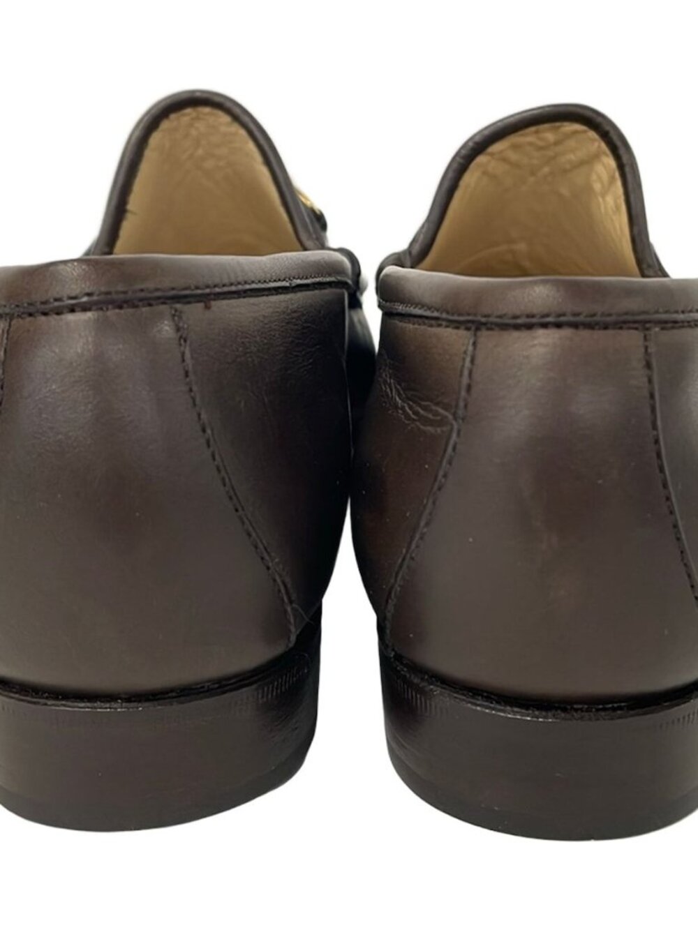 Gucci Loafers 37 C Dark Brown Horsebit Leather - Picture 3 of 7